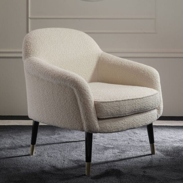 Bernadette White Armchair